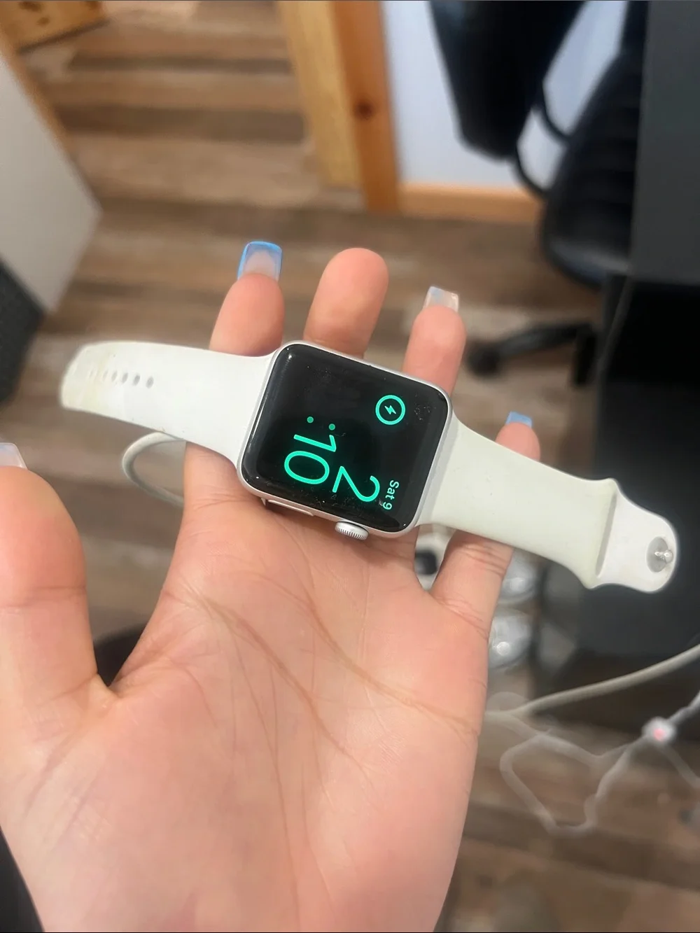Apple Series 3 Smartwatch with White Sport Band